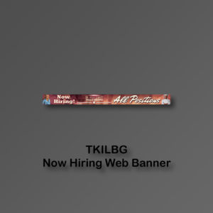 now hiring banner