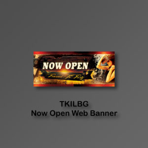 now open banner